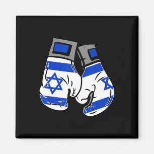 Imán Boxear El Guante Con La Bandera De Israel