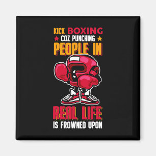 Imán Boxeo de Kickboxing a la Gente Fruncir el Ceño 