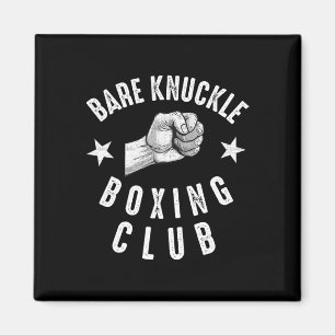 Imán Boxeo de nudillos hombres luchando con puños lucha