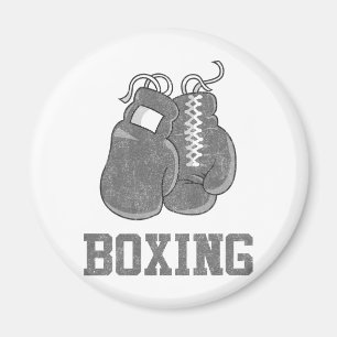 Imán Boxeo del vintage