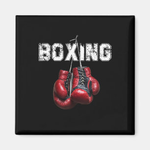 Imán Boxeo Divertido - Me encanta el boxeo 