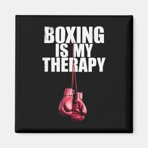 Imán Boxeo Es Mi Terapia Cita Boxeo Kickboxing Boxeador