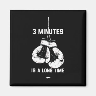 Imán Boxeo Kickboxing Boxeador 3 Minutos Es Un Largo Ti