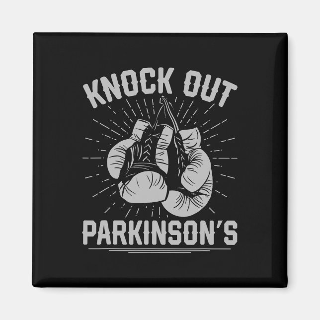Imán Boxeo Kickboxing Luchador Derrota Parkinson  (Frente)