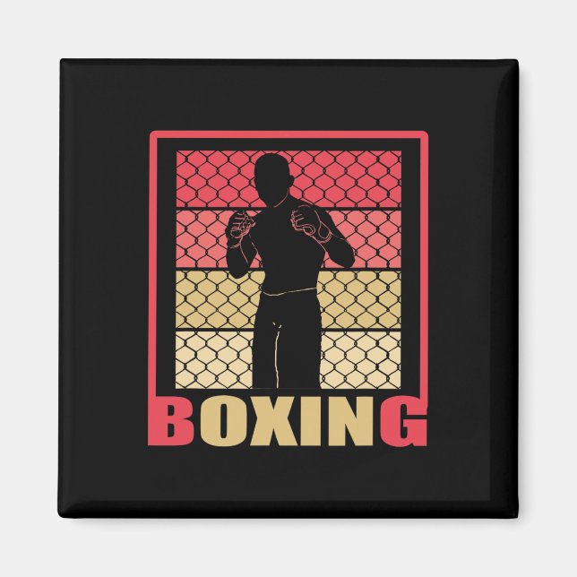 Imán Boxeo para siempre - Ventilador de boxeo - Boxer - (Frente)
