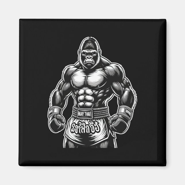 Imán Boxeo Tailandés y Kickboxing - Muay Thai Gorilla  (Frente)