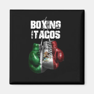 Imán Boxeo Y Tacos Divertidos En México
