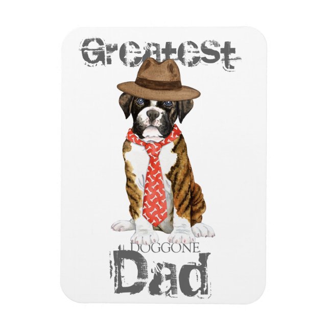 Imán Boxer Dad (Vertical)