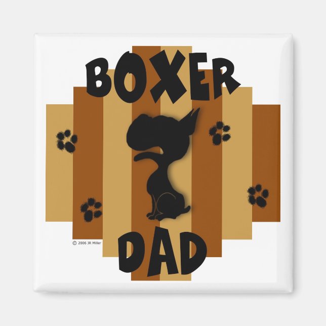 Imán Boxer Dad Magnet (Frente)