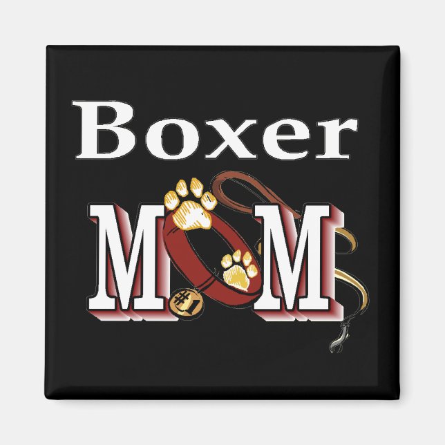 Imán Boxer Dog MOM (Frente)