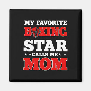 Imán Boxer, entrenador de mamá, guantes de boxeo, día d