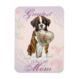 Imán Boxer Heart Mom