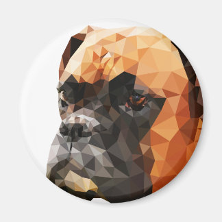 Imán Boxer Low Poly Art