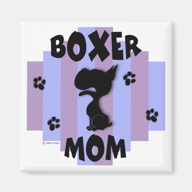 Imán Boxer Mom Magnet (Frente)
