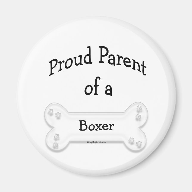 Imán Boxer Proud Parent - Magnet (Frente)