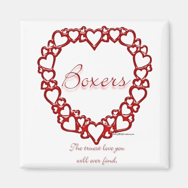 Imán Boxer True Love (Frente)