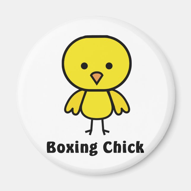 Imán Boxing Chick Gear (Frente)