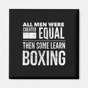 Imán Boxing Men Funny Boxer Statement For Coach Gym Mot