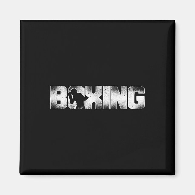Imán Boxing Vintage Boxing (Frente)