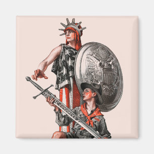 Imán Boy scout y libertad