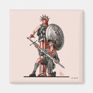 Imán Boy Scout y Liberty