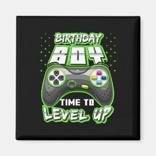 Imán Boy Time To Level Up Video Game Birthday Gamer 11