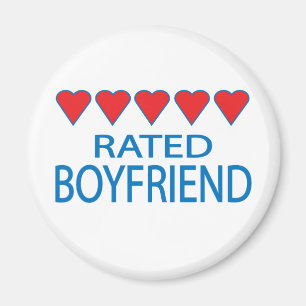 Imán Boyfriend de cinco corazones