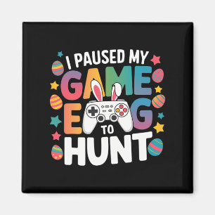 Imán Boys Gamer Egg Hunt Easter Day Video Games Bunny G