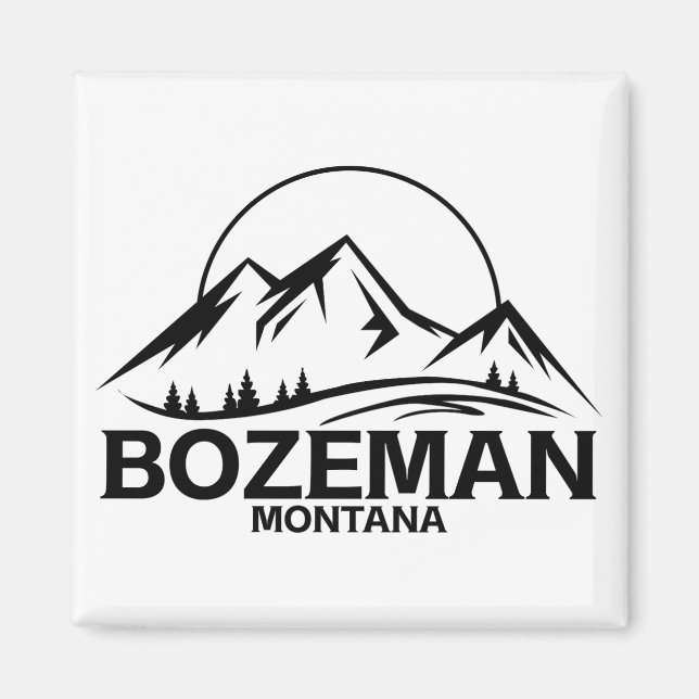 Imán Bozeman, Montana (Frente)