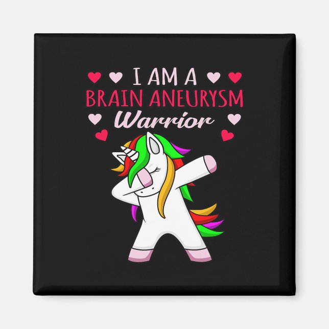 Imán Brain Aneurysm Warrior Awareness Mes Apoyo a Gra (Frente)