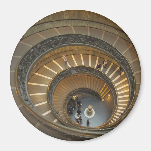 Imán Bramante Staircase, Museo del Vaticano (Frente)