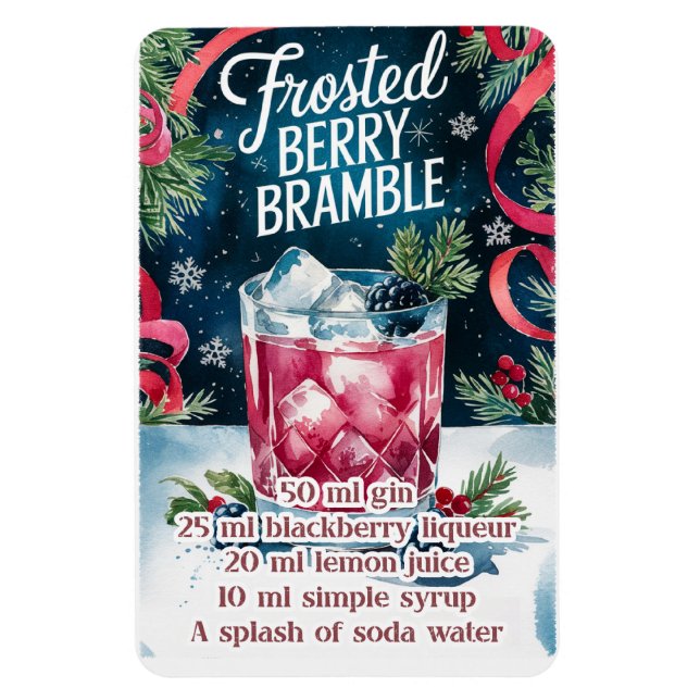Imán Bramble de Berry con escarcha (Vertical)