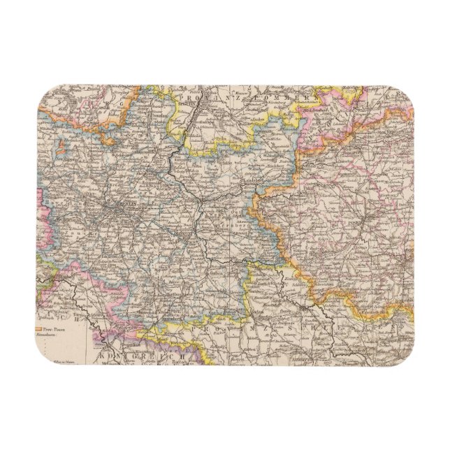 Imán Brandenburgo, flexibilizar mapa del Atlas (Horizontal)
