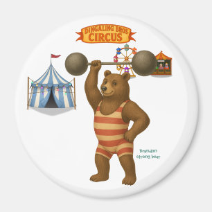 Imán Brandon, oso fuerte del circo