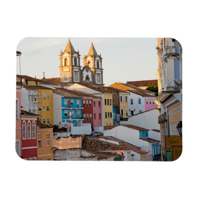 Imán Brasil, Bahía, Salvador, la ciudad más antigua (Horizontal)