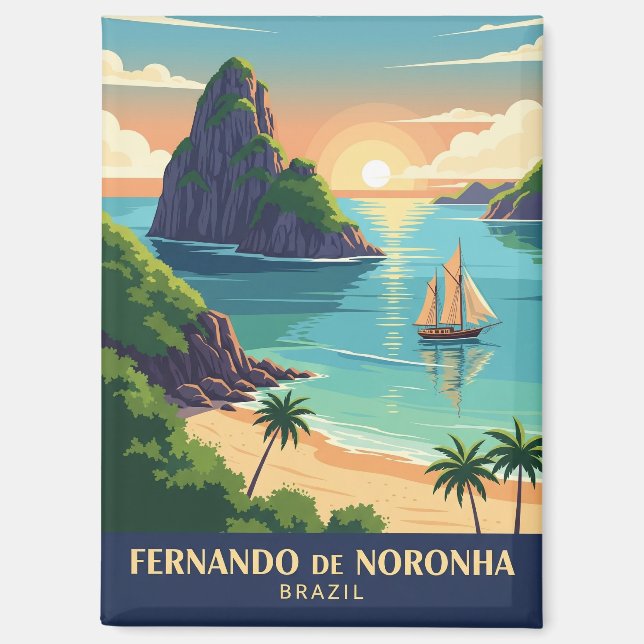 Imán Brasil Fernando de Noronha Magnet (Anverso)