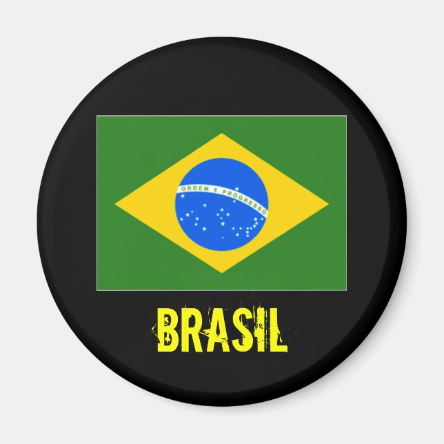 Imán Brasil (negro) (Frente)