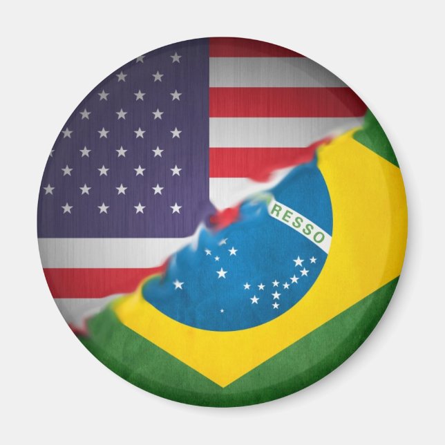 Imán brasil y américa (Frente)