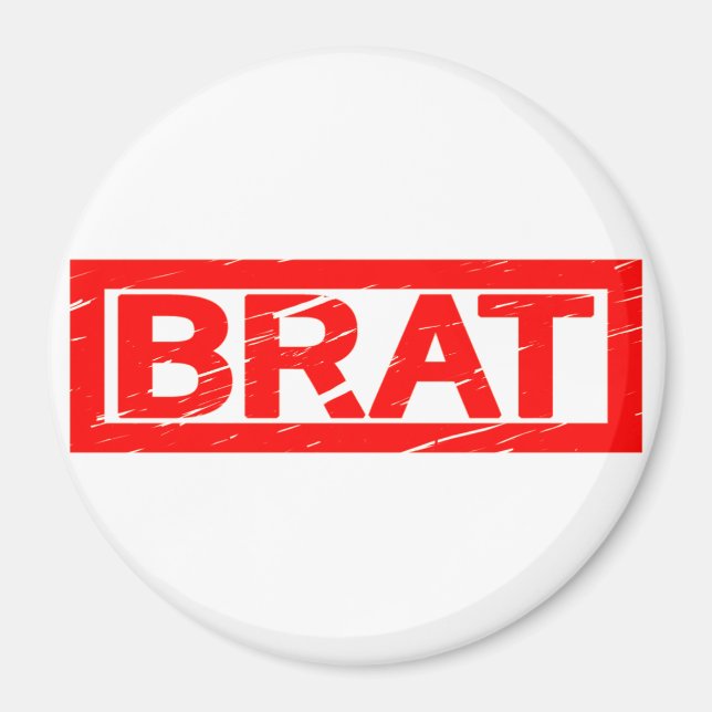Imán Brat Stamp (Frente)