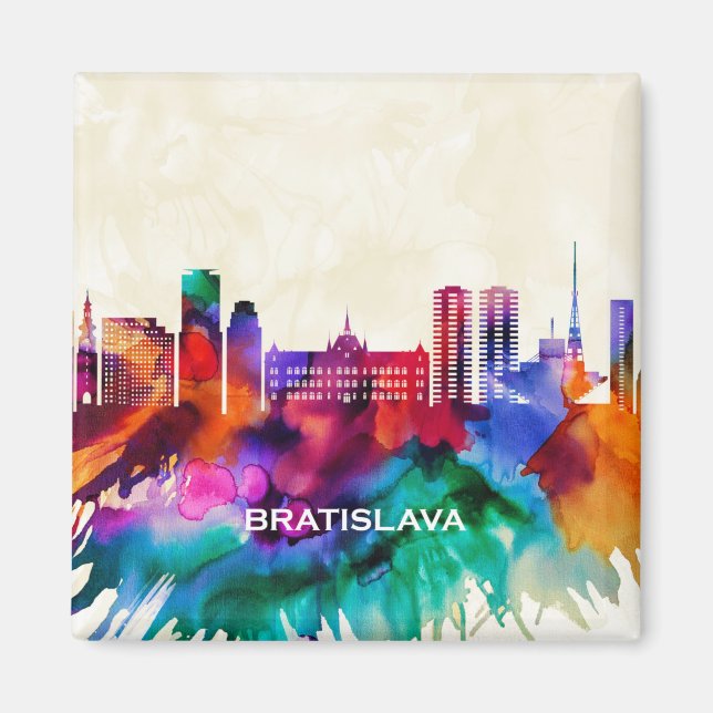 Imán Bratislava Skyline (Frente)