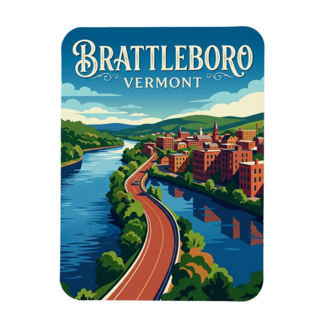 Imán Brattleboro EE. UU. (Vertical)