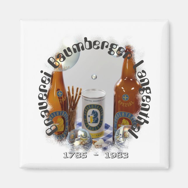Imán Brauerei Baumberger Langenthal Magnet (Frente)