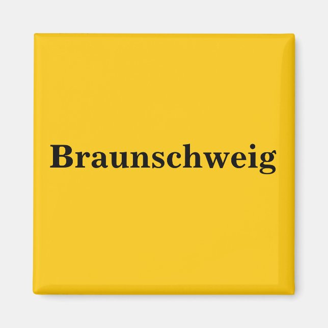 Imán Braunschweig Schild Oro Gleb (Frente)