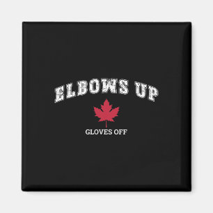 Imán Brazos Arriba Guantes Fuera Diversión Hockey Bande