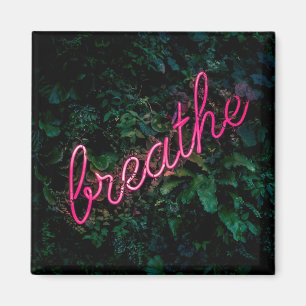 Imán Breath Curation Word Art Street 3D Art Vintage Sig