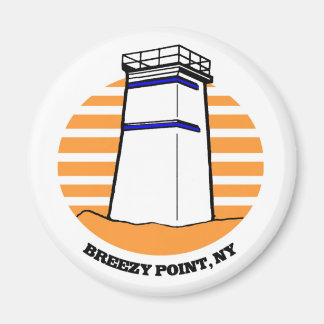 Imán Breezy Point Lighthouse Fridge Magnet