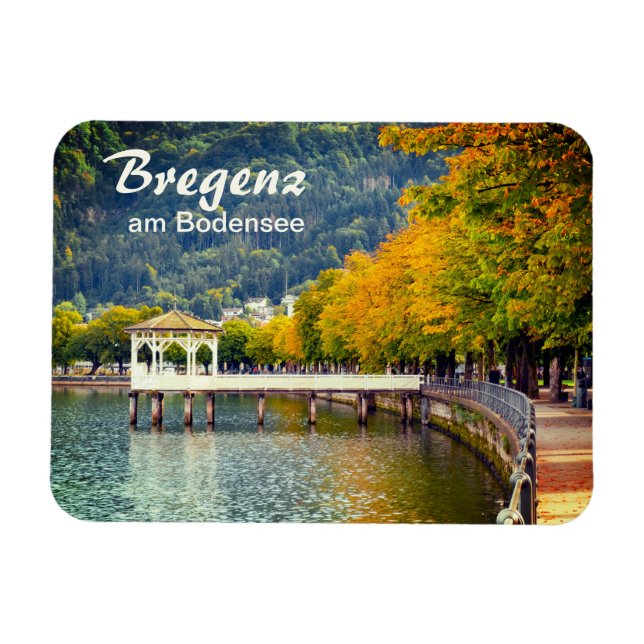 Imán Bregenz am Bodensee en Austria (Horizontal)