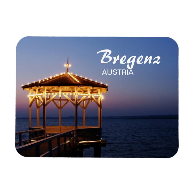 Imán Bregenz en Austria - Magnet Premium (Horizontal)