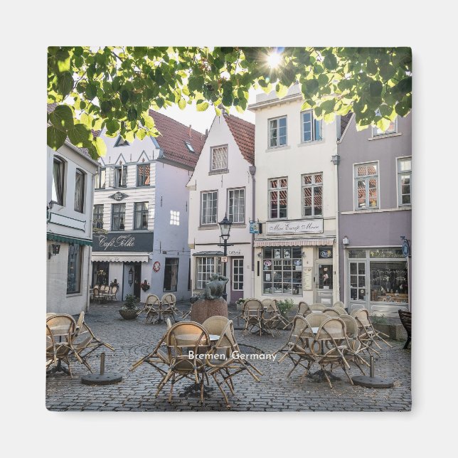 Imán Bremen, Alemania, centro histórico, turismo, (Frente)