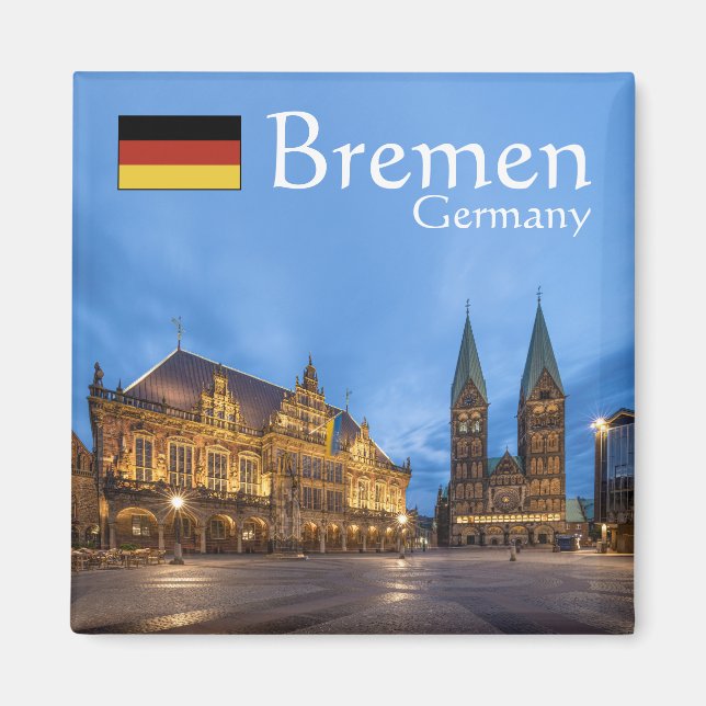 Imán Bremen Germany Souvenir (Frente)